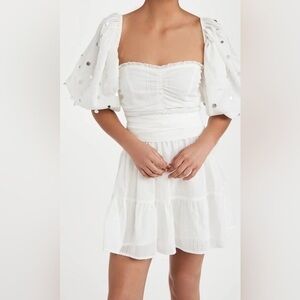 Sundress Women's White Alana Dress Sz xsmall/small